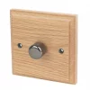 Varilight 1-Gang 2-Way LED Dimmer Switch Classic Oak -Switches & Sockets Sales Store 2138H P