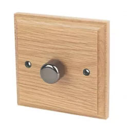 Varilight 1-Gang 2-Way LED Dimmer Switch Classic Oak