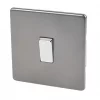 Varilight 10AX 1-Gang 2-Way Light Switch Slate Grey -Switches & Sockets Sales Store 25342 P