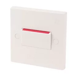 10A 1-Gang 3-Pole Fan Isolator Switch White