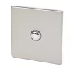 Varilight 6AX 1-Gang 2-Way Light Switch Satin Chrome -Switches & Sockets Sales Store 4725H P