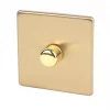 Varilight V-Pro 1-Gang 2-Way LED Dimmer Switch Brushed Brass -Switches & Sockets Sales Store 5395H P