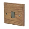 Varilight 10AX 1-Gang 2-Way Light Switch Medium Oak -Switches & Sockets Sales Store 6256H P