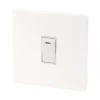 Varilight 20AX 1-Gang DP Control Switch Ice White with Neon with White Inserts -Switches & Sockets Sales Store 64327 P