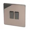 Varilight 10AX 2-Gang 2-Way Light Switch Polished Bronze -Switches & Sockets Sales Store 6448H P