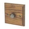 Varilight V-Pro 1-Gang 2-Way LED Dimmer Switch Medium Oak -Switches & Sockets Sales Store 6594H P