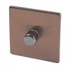 Varilight V-Dim 1-Gang 2-Way Dimmer Switch Brushed Bronze -Switches & Sockets Sales Store 6902H P