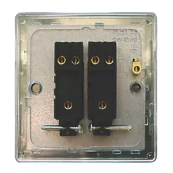 Varilight 10AX 2-Gang 2-Way Light Switch Ice White -Switches & Sockets Sales Store 70373 A2