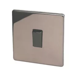 Varilight 10AX 1-Gang 2-Way Light Switch Polished Bronze