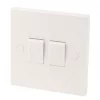 10AX 2-Gang 2-Way Light Switch White -Switches & Sockets Sales Store 7549D P