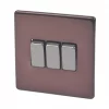 Varilight 10AX 3-Gang 2-Way Light Switch Mocha -Switches & Sockets Sales Store 84190 P