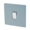 Varilight 10AX 1-Gang 2-Way Light Switch Sky Blue