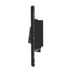 Varilight 10AX 2-Gang 2-Way Light Switch Jet Black -Switches & Sockets Sales Store 88641 A3